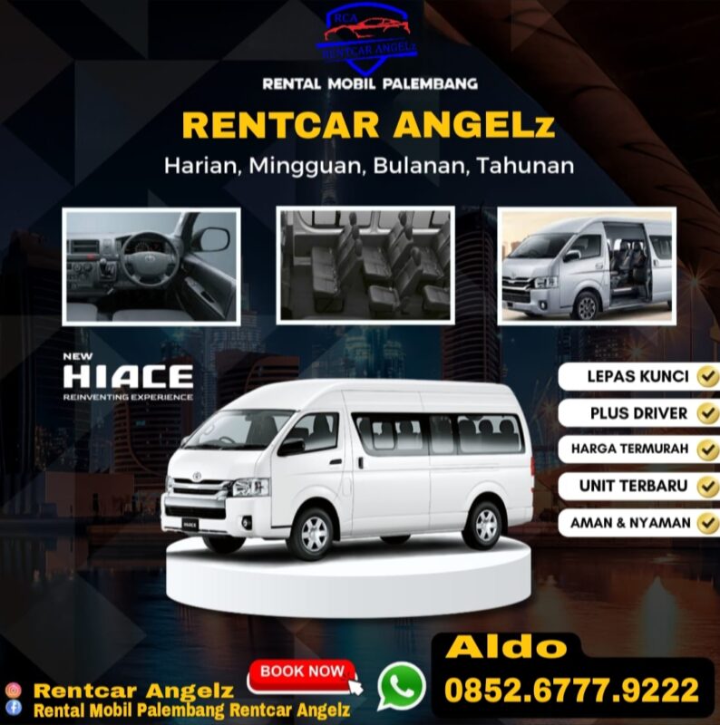 Tersedia Pelayanan 24 Jam, Dan Bisa Diakses Dengan Mudah. Salah Satu Yang Paling Direkomendasikan Adalah RCA Rental Mobil Palembang, Sebagai Penyedia Jasa Sewa Mobil Terpercaya Dengan Layanan Cepat Dan Sigap, Armada Lengkap, Dan Dengan Harga Ramah Di Kantong Kita Semua.