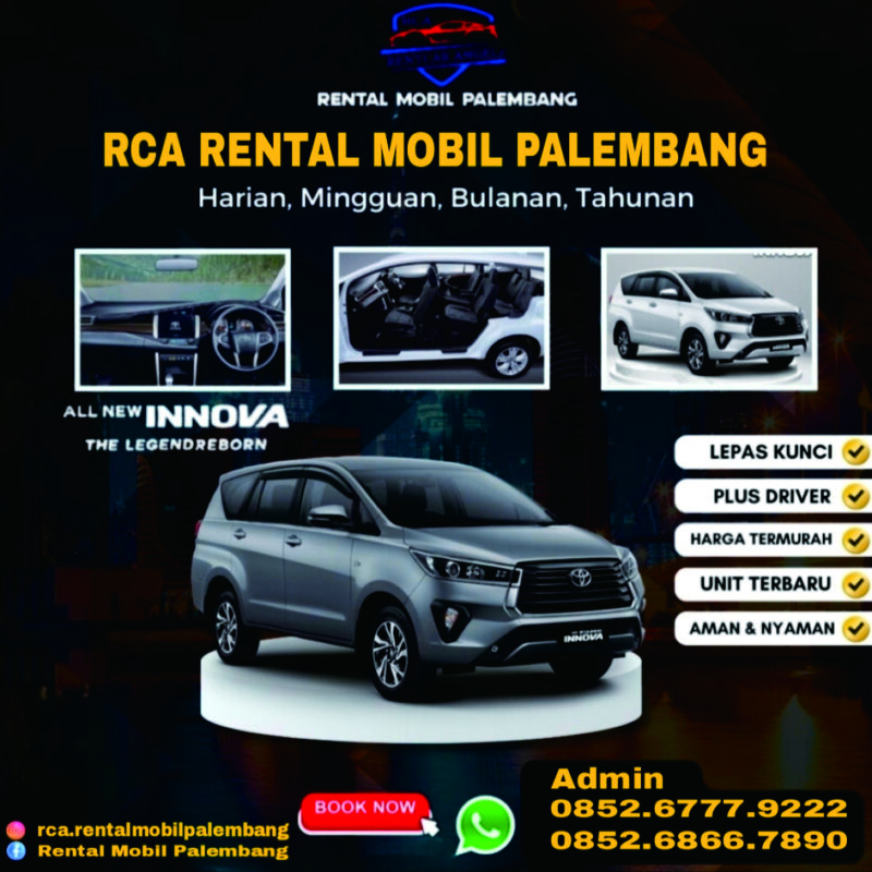 kebutuhan akan transportasi yang nyaman dan andal menjadi sangat penting. Salah satu pilihan terbaik yang banyak diminati di Palembang adalah rental mobil Innova Reborn dari RCA Rental Mobil.