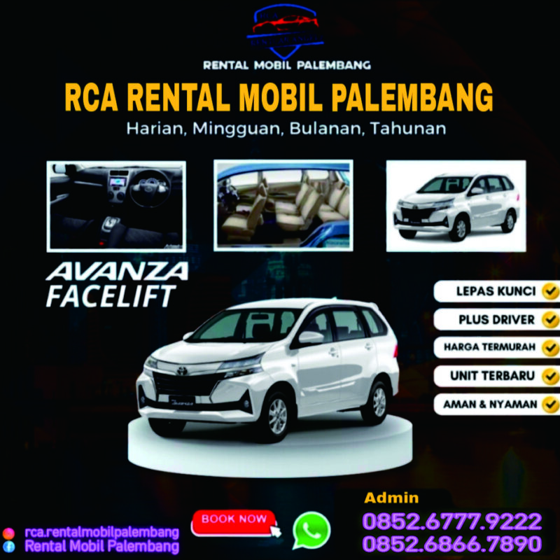 Rental Mobil Terdekat RCA RCA Rental mengutamakan kenyamanan dan kemudahan pelanggan. Karena itu, Anda dapat memilih kendaraan sesuai kebutuhan. Tersedia layanan dengan driver maupun lepas kunci dengan persyaratan yang berlaku.