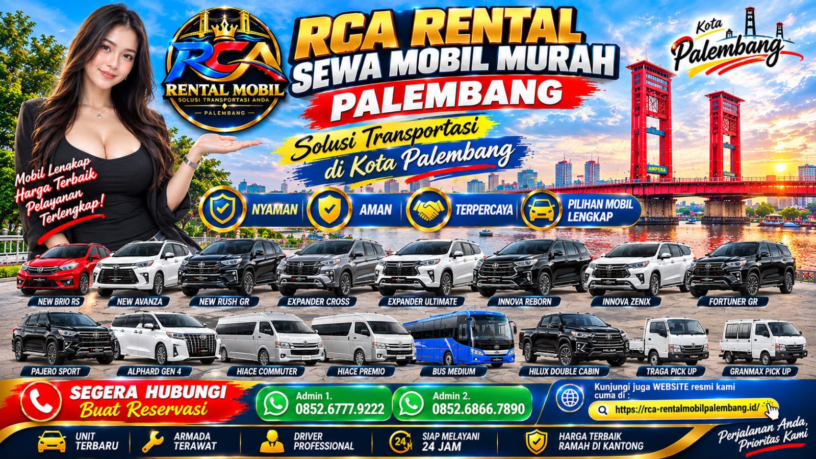 RCA Rental Mobil Palembang